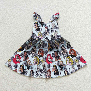 GSD0460 toddler girl clothes tulle princess girl summer dress