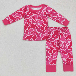 GLP0801 toddler girl clothes girl winter pajamas set