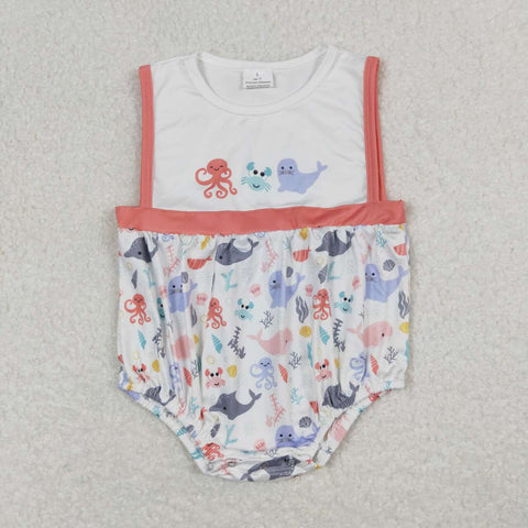 SR1188 RTS baby boy clothes sea animal toddler boy summer bubble (print svg)