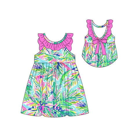 Order Deadline:5th May. Split order baby girl clothes green girl summer dress