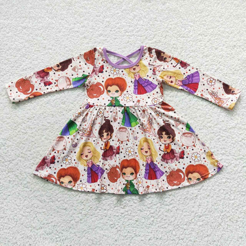 GLD0353 baby girl clothes girl halloween dress