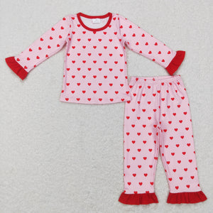 GLP0864 baby girl clothes girl valentines day outfit