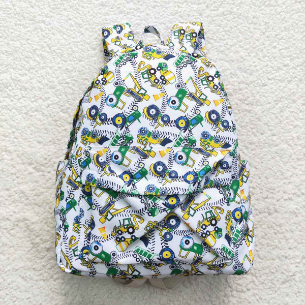 BA0149 toddler backpack flower girl gift back to school farm tractor backpack travel bag