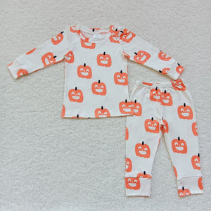 BLP0244 toddler boy clothes fall boy halloween pajamas set
