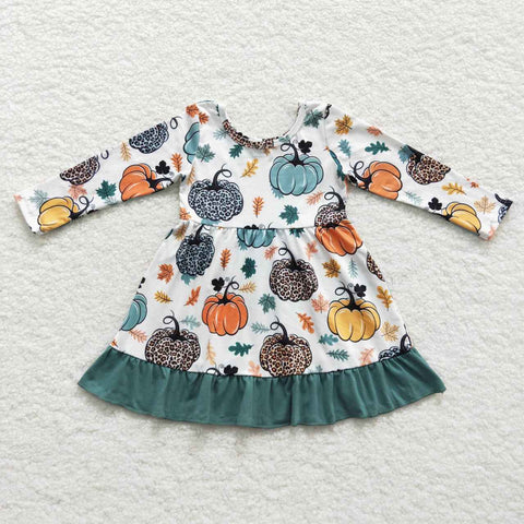 GLD0223 toddler girl clothes girl halloween dress