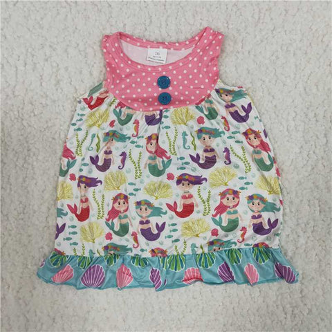 A1-13-1 baby girl clothes girl summer dress mermaid dresses-promotion 2024.3.9 $2.99