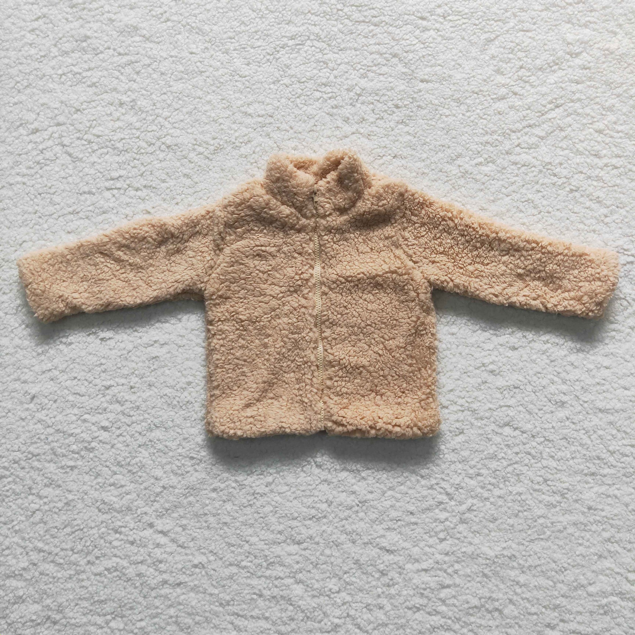 BT0295 baby girls clothes sherpa girl winter coat jacket