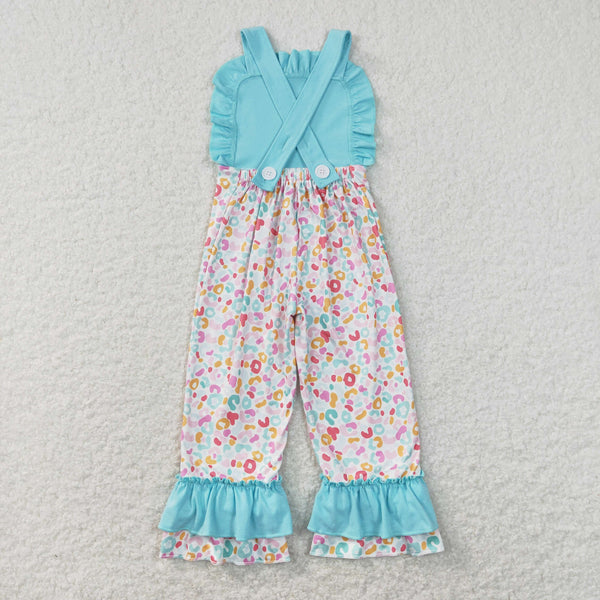 RTS NO MOQ baby girl clothes floral girl summer jumpsuit flower spring romper