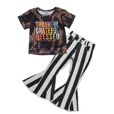 GSPO0661 toddler girl clothes thankful thanksgiving outfit