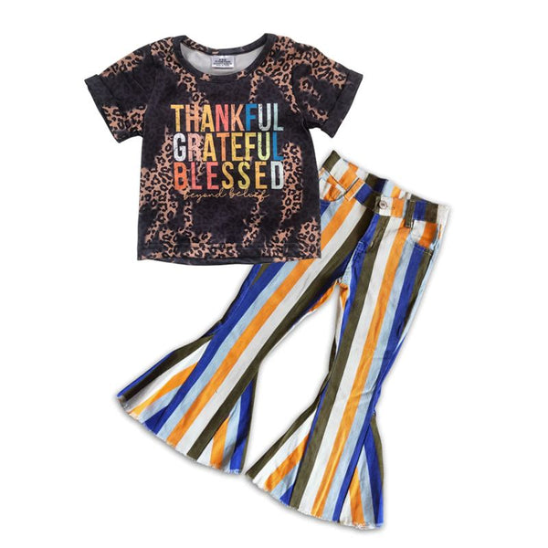 GSPO0662 toddler girl clothes thankful thanksgiving outfit