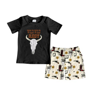 custom order MOQ:5sets each design baby boy clothes boy summer outfit