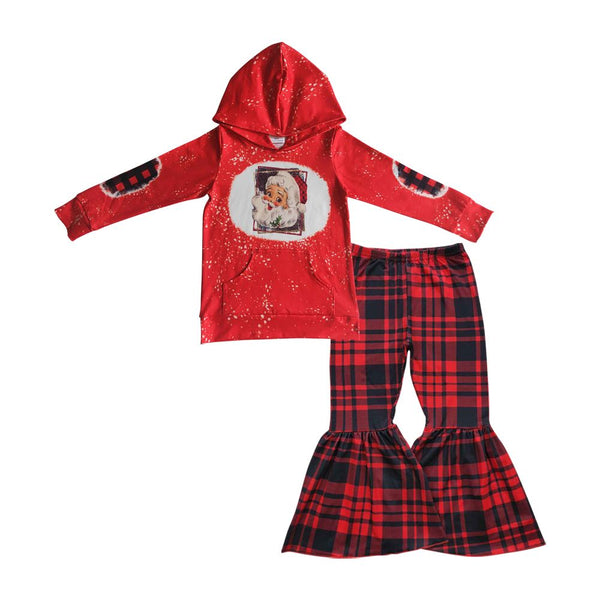 GLP0457 toddler girl clothes santa claus girl christmas outfit