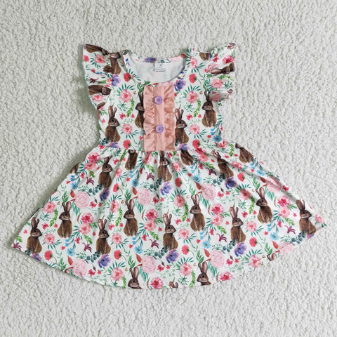 B11-30 baby girl clothes girl bunny dress toddler easter dresses-promotion 2024.1.20