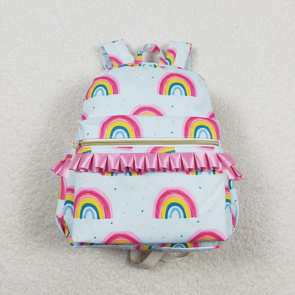 BA0167 RTS toddler backpack rainbow girl gift back to school preschool bag