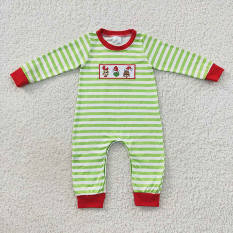 LR0388 RTS baby boy clothes christmas romper