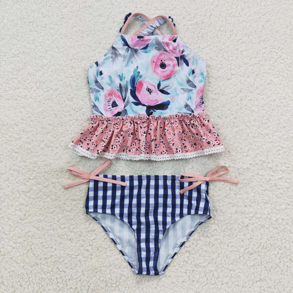 S0158  baby girl clothes girl swimsuit swimwear