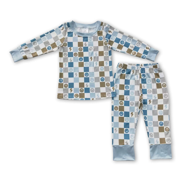 BLP0171 toddler boy clothes boy winter pajamas set