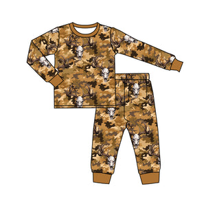 BLP0299 pre-order toddler boy clothes boy winter pajamas set