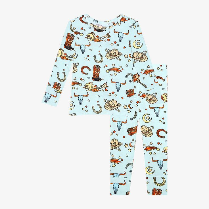 BLP0370 pre-order toddler boy clothes western boy winter pajamas set