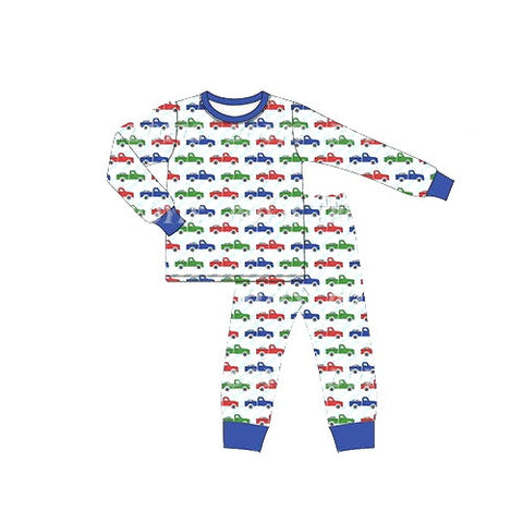 BLP0471  pre-order 3-6M to 7-8T baby boy clothes cartoon boy winter pajamas set 2024.5.29