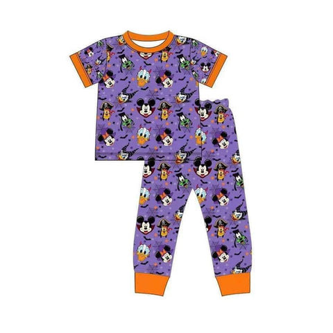 BSPO0434 pre-order 3-6M to 7-8T toddler boy clothes cartoon boy halloween pajamas outfit-2024.5.27