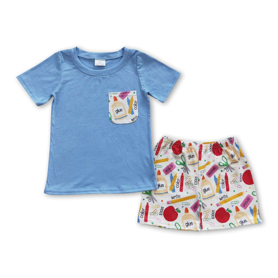 BSSO0278 toddler boy clothes back to school set