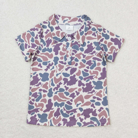 BT0641 pre-order baby boy clothes camouflage boy summer tshirt 3-6M to 7-8T