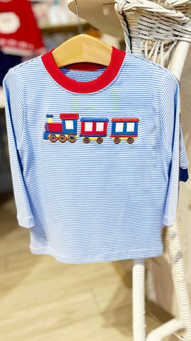 BT0702 pre-order toddler boy clothes train boy  winter top-2024.5.27