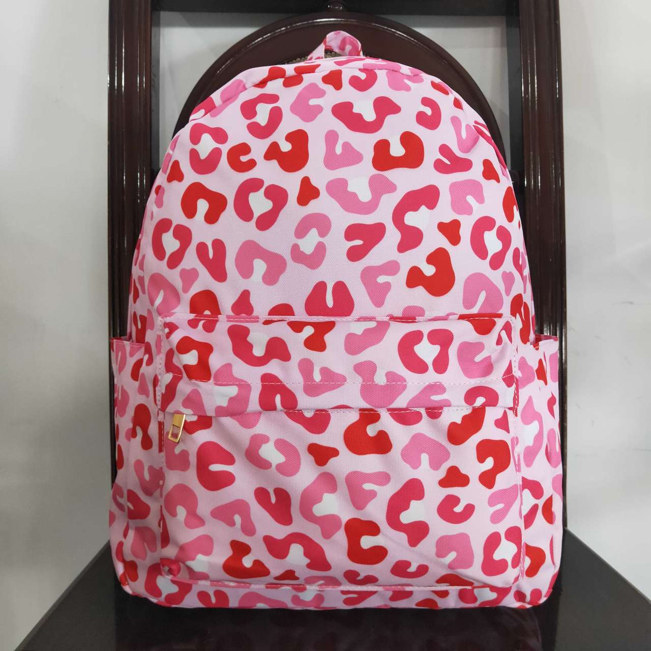 BA0150 RTS toddler backpack pink leopard girl gift back to school preschool bag travel backpack