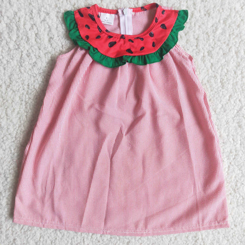C15-30 kids clothing girl summer watermelon dress-promotion 2024.1.6