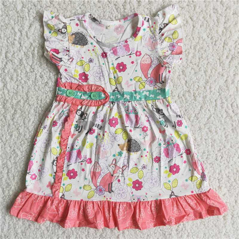 C3-9-1 baby girl clothes fox girl summer dress-promotion 2024.3.16 $2.99