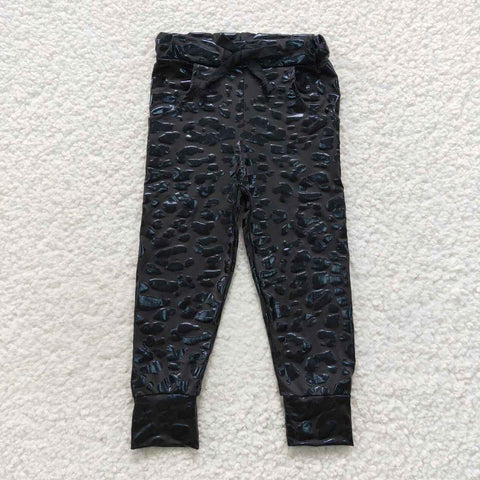 P0219 toddler clothes black winter pant