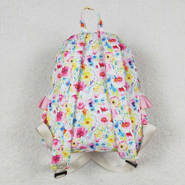 BA0174 RTS toddler backpack flowers girl gift back to school preschool bag