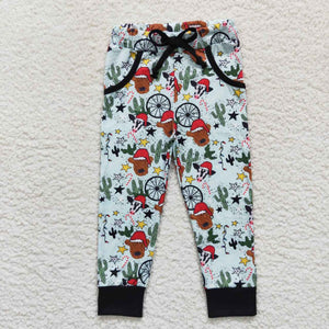 P0291 toddler boy clothes boy winter pant christmas bottom