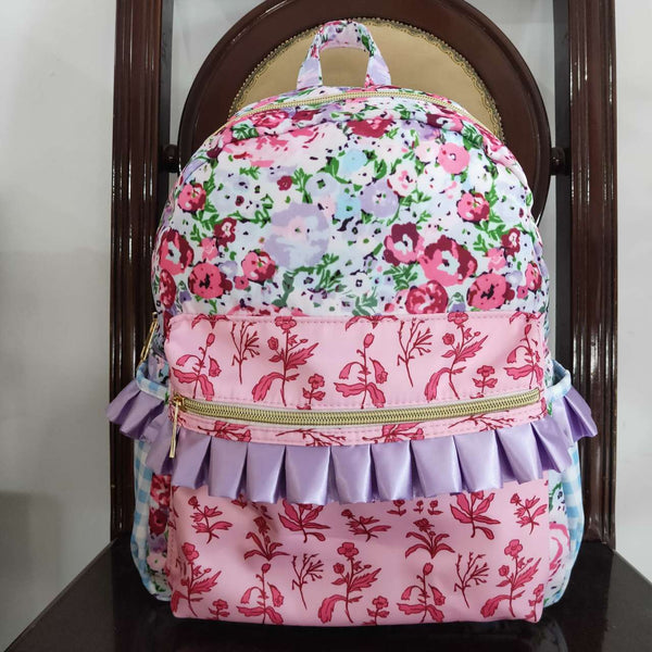 BA0099 toddler backpack floral flower girl gift back to school preschool bag