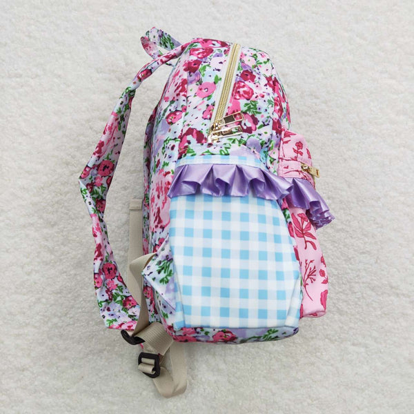 BA0099 toddler backpack floral flower girl gift back to school preschool bag 1