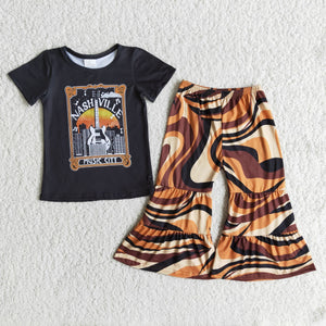 E7-29 baby girl clothes tiger fall spring set-promotion 2024.5.3 $2.99