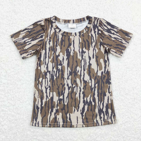 BT0623 baby boy clothes camouflage boy summer tshirt camo toddler summer top