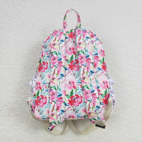 BA0101 toddler backpack flower floral girl gift back to school preschool bag travel bag