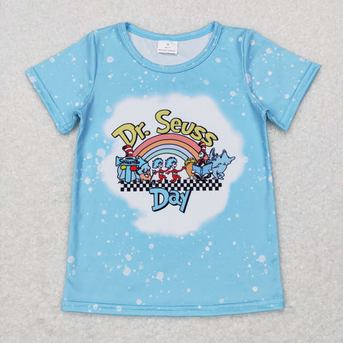 GT0365 toddler clothes dr.seuss tshirt baby summer tshirt