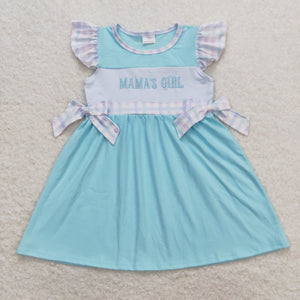 GSD0848 RTS baby girl clothes embroidery mama’s girl toddler girl mother's day summer dress
