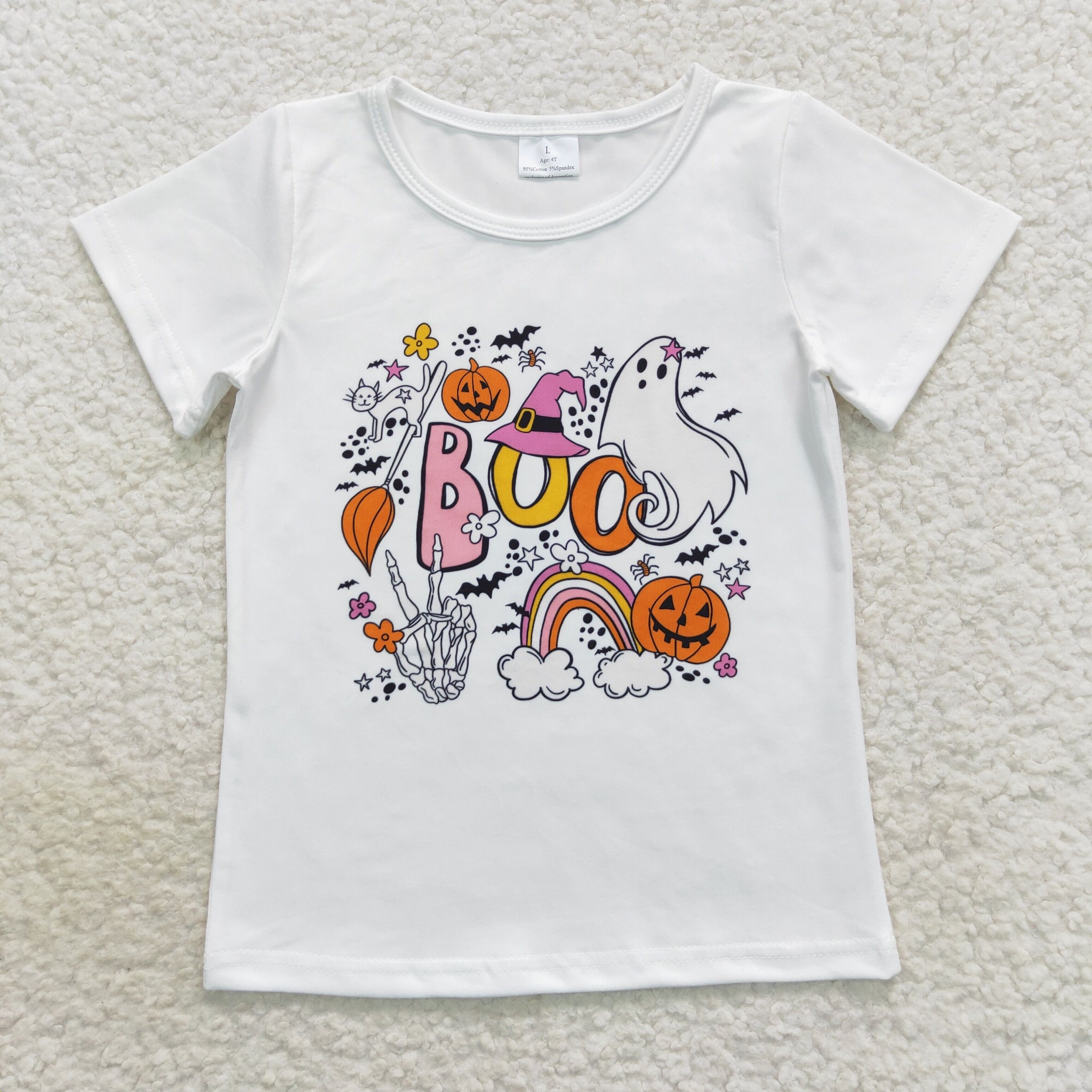 GT0291 baby girl clothes girl halloween tshirt