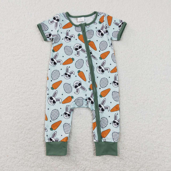 SR1014 baby boy clothes egg carrot boy easter romper toddler easter clothes