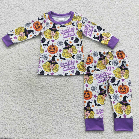 GLP0661 toddler boy clothes purple boy halloween outfit