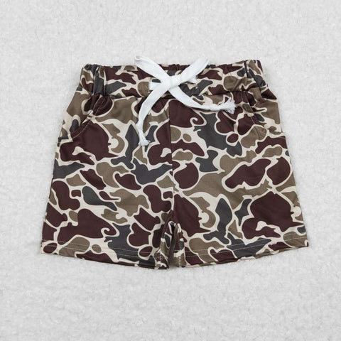 SS0202 RTS toddler girl clothes camouflage summer shorts bottom