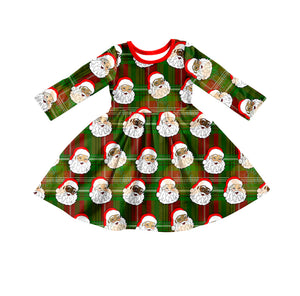 GLD0410 pre-order toddler girl dresses girl christmas dress
