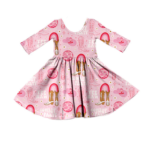 GLD0450 pre-order toddler girl dresses girl winter dress