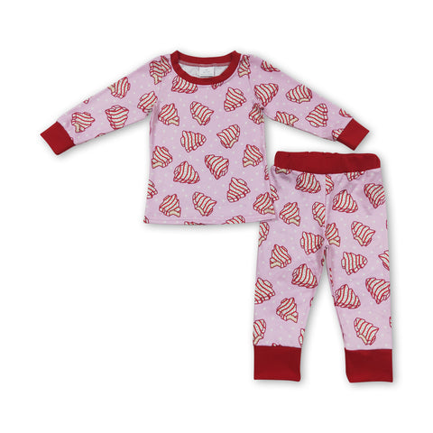 GLP0453 toddler boy clothes boy christmas pajamas set