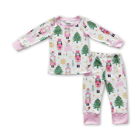 GLP0558 toddler girl clothes girl winter pajamas set 1