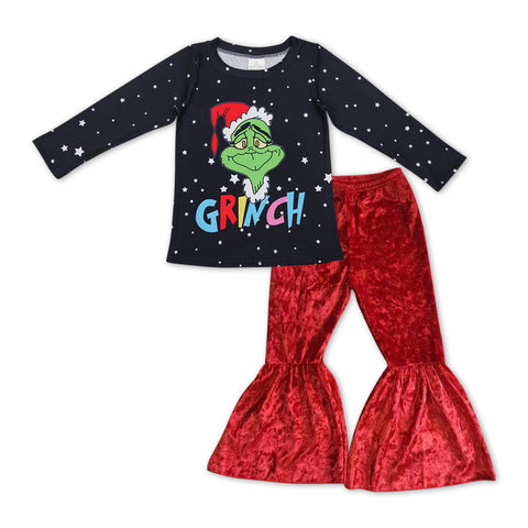 GLP0808 toddler girl clothes girl christmas outfit
